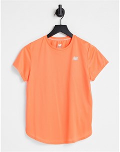 Оранжевая футболка Running Accelerate New balance