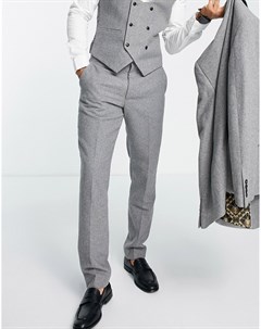 Свадебные брюки узкого кроя из твида с добавлением шерсти Harry brown