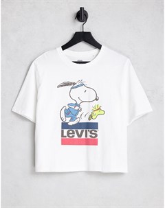Белая футболка с логотипом Peanuts Snoopy Levi's®