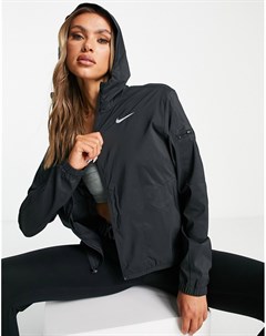 Легкая куртка черного цвета с капюшоном Impossibly Light Nike running