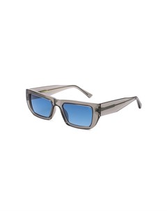 Квадратные солнцезащитные очки в серой прозрачной оправе Fame A.kjaerbede