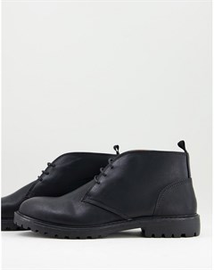 Черные ботинки чукка в строгом стиле Ayden Topman