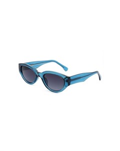 Круглые солнцезащитные очки в прозрачной синей оправе Winnie A.kjaerbede