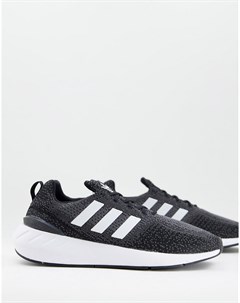 Черно белые кроссовки Swift Run 22 Adidas originals