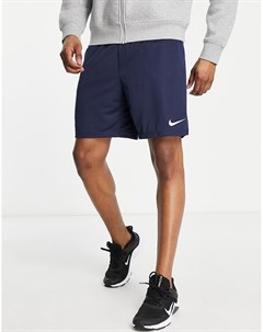 Темно синие трикотажные шорты длиной 6 дюймов Dri FIT Nike training
