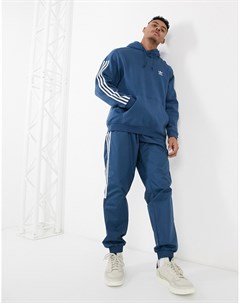 Худи темно синего цвета с логотипом Adidas originals