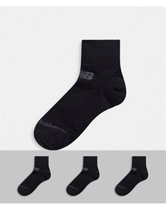Набор из 3 пар черных носков New balance