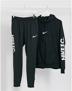 Черные джоггеры с логотипом FC Nike football
