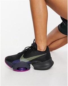Черные кроссовки Air Zoom SuperRep 2 Nike training