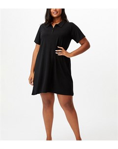 Черное платье рубашка Cotton On Curve Cotton:on plus