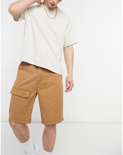 Легкие песочно бежевые шорты карго из саржи с накладным карманом Youth Mariner Levi's®