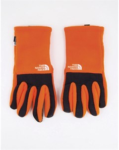 Оранжевые перчатки Denali Etip The north face
