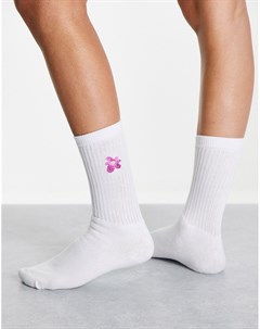 Белые носки с цветком Active Daisy street
