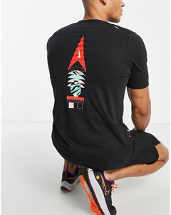 Черная футболка Tokyo Rise 365 Nike running
