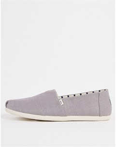 Серые эспадрильи из пеньки Toms