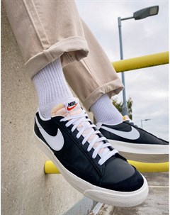 Черные кроссовки в винтажном стиле Blazer Low 77 Nike