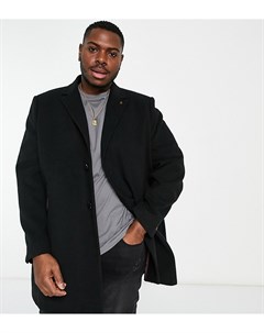 Черное пальто Burton Big Tall Burton menswear