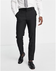 Черные узкие строгие брюки Asos design