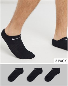 Набор из 3 пар черных спортивных носков в стиле унисекс Nike training