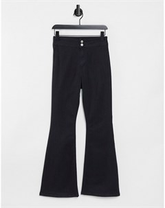Черные расклешенные джинсы Joni Topshop
