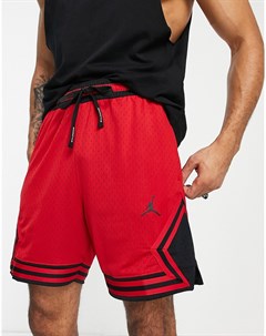 Красные сетчатые шорты из переработанных материалов с логотипом Nike Diamond Jordan
