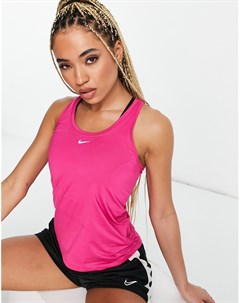 Розовая майка облегающего кроя One Dri FIT Nike training