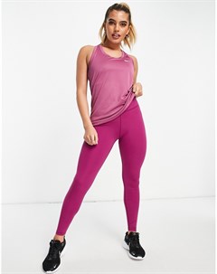 Розовые леггинсы с моделирующим эффектом и завышенной талией One Dri FIT Nike training
