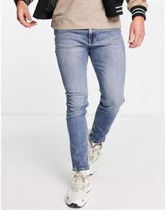 Зауженные джинсы средней потертости Simon Tommy jeans