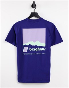 Темно синяя футболка Skyline Lhotse Berghaus