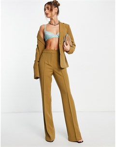 Расклешенные брюки от комплекта оливкого цвета Y.a.s