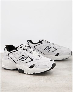 Бело черные кроссовки 452 New balance