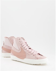 Кроссовки светло и темно розового цвета Blazer Mid 77 Jumbo Nike