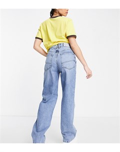 Голубые выбеленные джинсы в винтажном стиле x014 Collusion