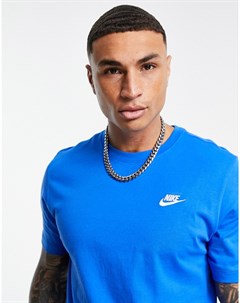 Голубая футболка с логотипом Club Nike