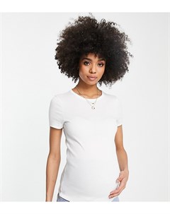 Белая повседневная футболка Topshop maternity