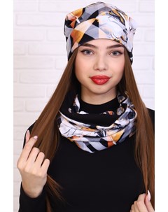 Комплект женский шапка и шарф снуд iv83598 56 58 Грандсток