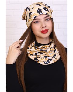 Комплект женский шапка и шарф снуд iv83606 56 58 Грандсток
