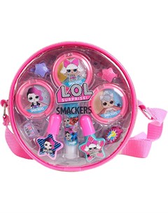 Игровой набор детской декоративной косметики для лица и ногтей в круглой сумочке L.o.l. surprise!