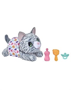 Интерактивная игрушка Новорожденный котенок серо полосатый Furreal friends