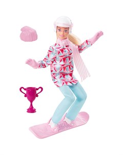 Кукла Зимние виды спорта Сноубордист Barbie