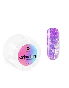 Гель для дизайна Cristallin 04 Лиловый кристалл Adricoco