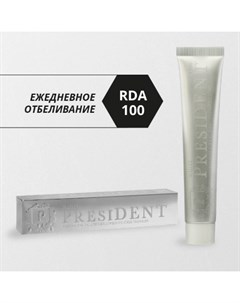 Зубная паста White 100 RDA 75 мл President