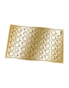Металлизированные наклейки 179 золото Freedecor