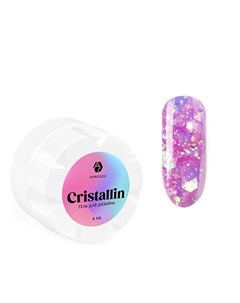 Гель для дизайна Cristallin 01 Розовый кристалл Adricoco