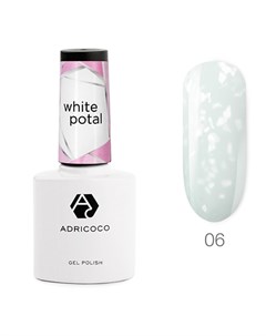 Гель лак White Potal 06 Алмазная мозаика Adricoco