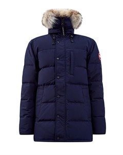 Стеганый пуховик Carson из ткани Arctic Tech с меховой отделкой Canada goose