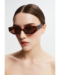 Солнцезащитные очки в оправе с принтом Love republic