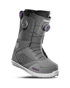 Ботинки для сноуборда женские Stw Double Boa Grey Purple 2022 Thirtytwo