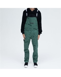 Брюки Scribble Cotton Twill Overalls Forest Green 2022 Ripndip