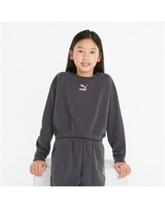 Детская толстовка GRL Cropped Crew Neck Youth Sweater Puma